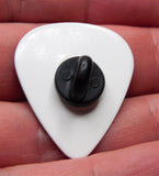 Rush Alex Lifeson on Stage Guitar Pick Lapel Pin or Tie Tack