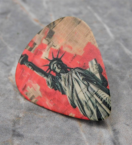Statue of Liberty Guitar Pick Pin or Tie Tack