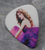 Taylor Swift in Purple Guitar Pick Lapel Pin or Tie Tack