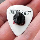 Taylor Swift Red Guitar Pick Lapel Pin or Tie Tack