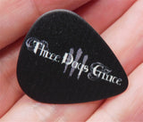 Three Days Grace Black Guitar Pick Lapel Pin or Tie Tack