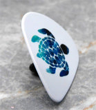 Turtle Guitar Pick Pin or Tie Tack