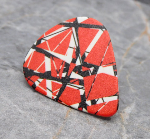 Eddie Van Halen EVH Frankenstrat Guitar Pick Lapel Pin or Tie Tack