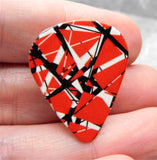 Eddie Van Halen EVH Frankenstrat Guitar Pick Lapel Pin or Tie Tack