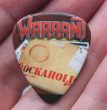 Warrant Rockaholic Guitar Pick Lapel Pin or Tie Tack