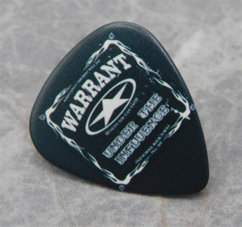 Warrant Under the Influence Guitar Pick Lapel Pin or Tie Tack