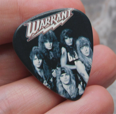 Warrant Group Picture Guitar Pick Lapel Pin or Tie Tack