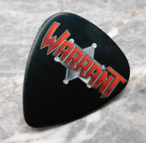 Warrant Logo Guitar Pick Lapel Pin or Tie Tack