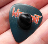 Warrant Logo Guitar Pick Lapel Pin or Tie Tack