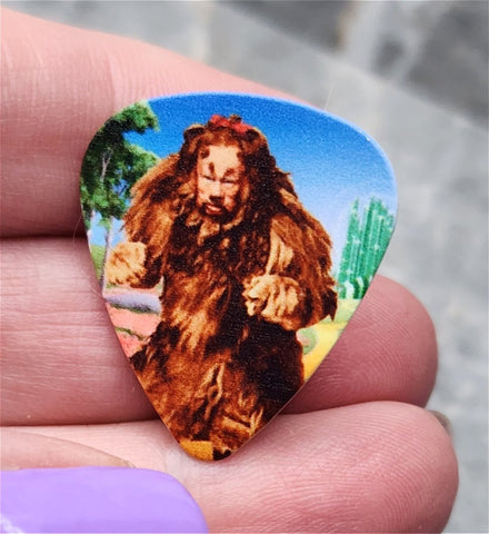 The Wizard of Oz Cowardly Lion Guitar Pick Lapel Pin or Tie Tack