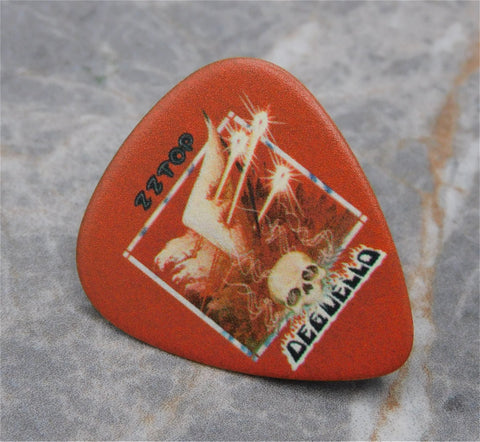 ZZ Top Deguello Guitar Pick Lapel Pin or Tie Tack