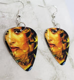 Madonna Close Up Guitar Pick Earrings