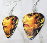 Madonna Close Up Guitar Pick Earrings