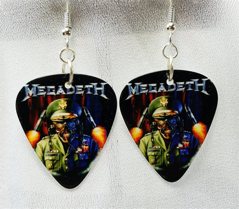 Megadeth Holy Wars - The Punishment Due Guitar Pick Earrings