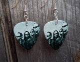 Metallica Group Picture Guitar Pick Earrings
