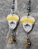 The Moody Blues A Dream Guitar Pick Earrings with Swarovski Crystal Dangles