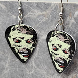 Classic Movie Monsters Mummy Guitar Pick Earrings