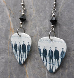 New Kids on the Block NKOTB 10 Ten Guitar Pick Earrings with Black Swarovski Crystals