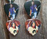 Nirvana Quadruple Guitar Pick Extra Long Earrings