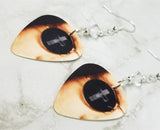 Ozzy Osbourne Under Cover Guitar Pick Earrings with Clear Swarovski Crystals