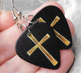 Ozzy Osbourne The Ozzman Cometh Guitar Pick Earrings