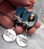 Ozzy Osbourne Guitar Pick Earrings with Stainless Steel Be Badass Everyday Charms