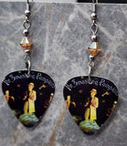 The Smashing Pumpkins The Impossible is Possible, Tonight Guitar Pick Earrings with Metallic Sunshine Swarovski Crystals