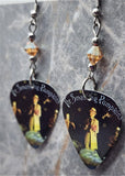 The Smashing Pumpkins The Impossible is Possible, Tonight Guitar Pick Earrings with Metallic Sunshine Swarovski Crystals