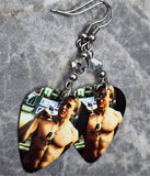 Jackson Jax Teller Sons of Anarchy Guitar Pick Earrings with Silver Swarovski Crystals