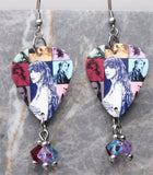 Taylor Swift The Eras Tour Guitar Pick Earrings with Swarovski Crystal Dangles