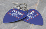 Trump Save America Again 2024 Guitar Pick Earrings