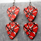 Eddie Van Halen Frankenstrat Double Decker Guitar Pick Earrings