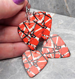 Eddie Van Halen Frankenstrat Double Decker Guitar Pick Earrings