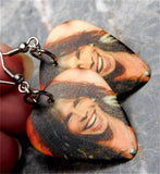 Steven Tyler of Aerosmith Guitar Pick Earrings