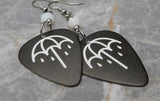 Bring Me The Horizon Guitar Pick Earrings with White Swarovski Crystals