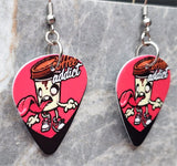 Coffee Addict Guitar Pick Earrings