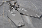 Stainless Steel Coffin Earrings