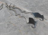 Witch's Broomstick Stainless Steel Earrings