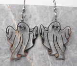 Large Ghost Stainless Steel Earrings