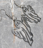 Large Ghost Stainless Steel Earrings
