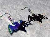 Bat Ion Plated Stainless Steel Earrings