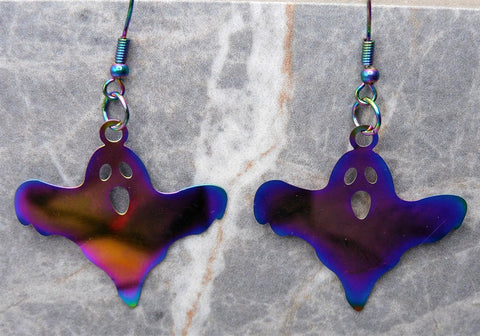 Ghost Ion Plated Stainless Steel Earrings