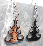 Stylized Christmas Tree Stainless Steel Earrings