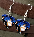Fall Out Boy Group Picture Guitar Pick Earrings