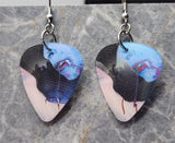 Holographic Vampire Bite Guitar Pick Earrings