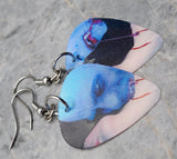 Holographic Vampire Bite Guitar Pick Earrings