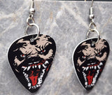 Classic Movie Monsters Wolfman Guitar Pick Earrings