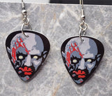 Classic Movie Monsters Zombie Guitar Pick Earrings