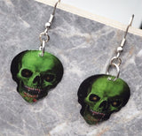 Holographic Skull to Vampire Skull Guitar Pick Earrings