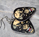 Classic Movie Monsters Alien Guitar Pick Earrings